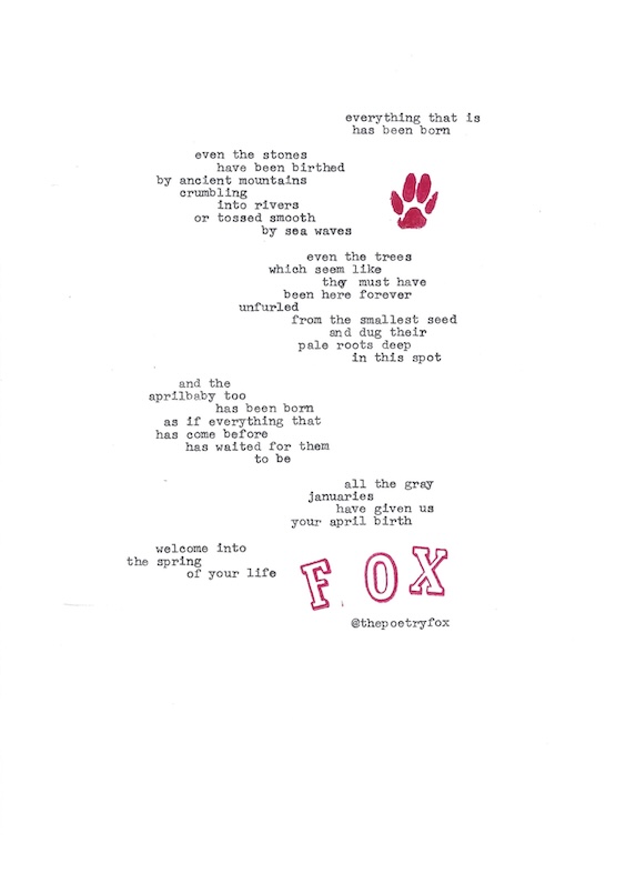 peotry fox poem